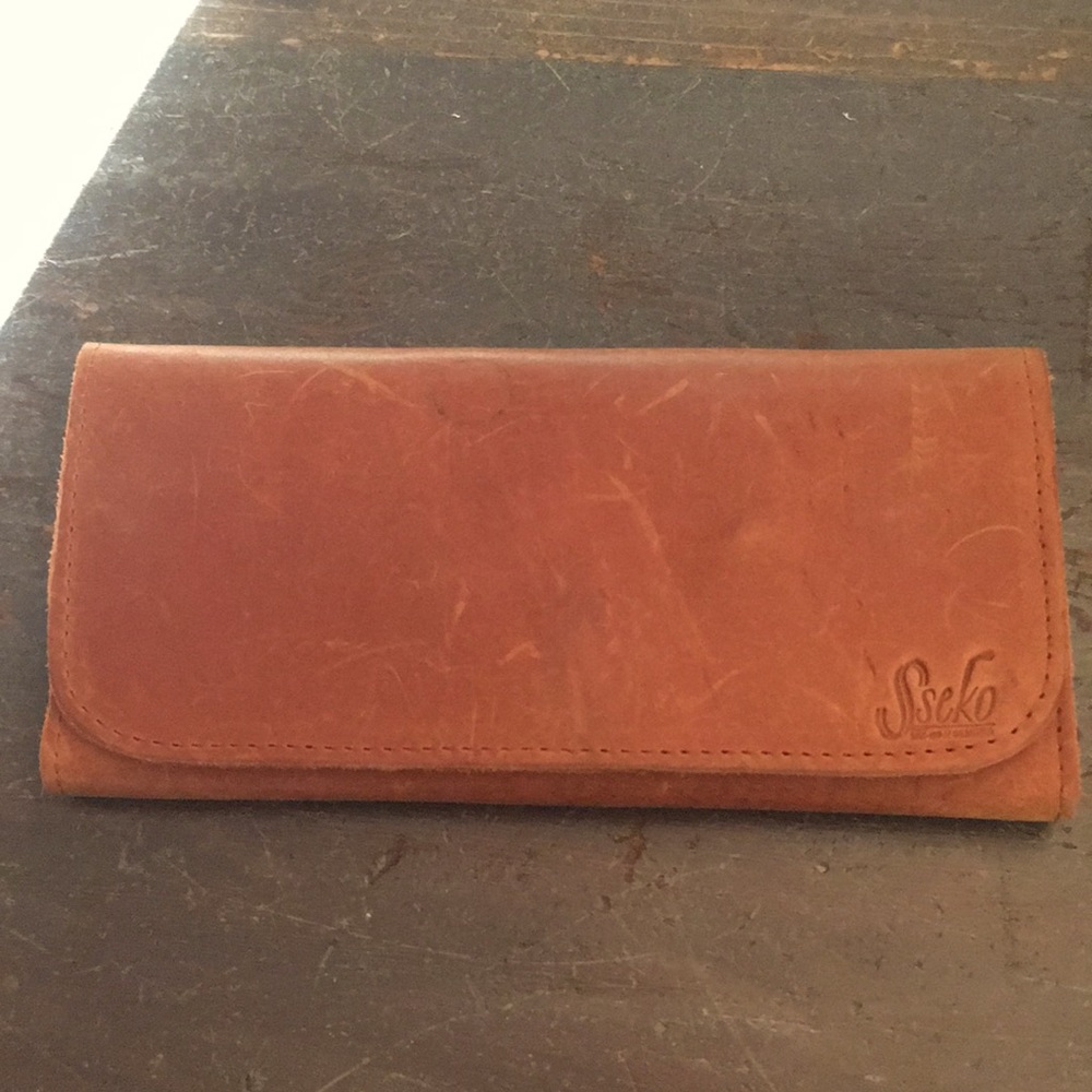 Sseko womens leather wallet